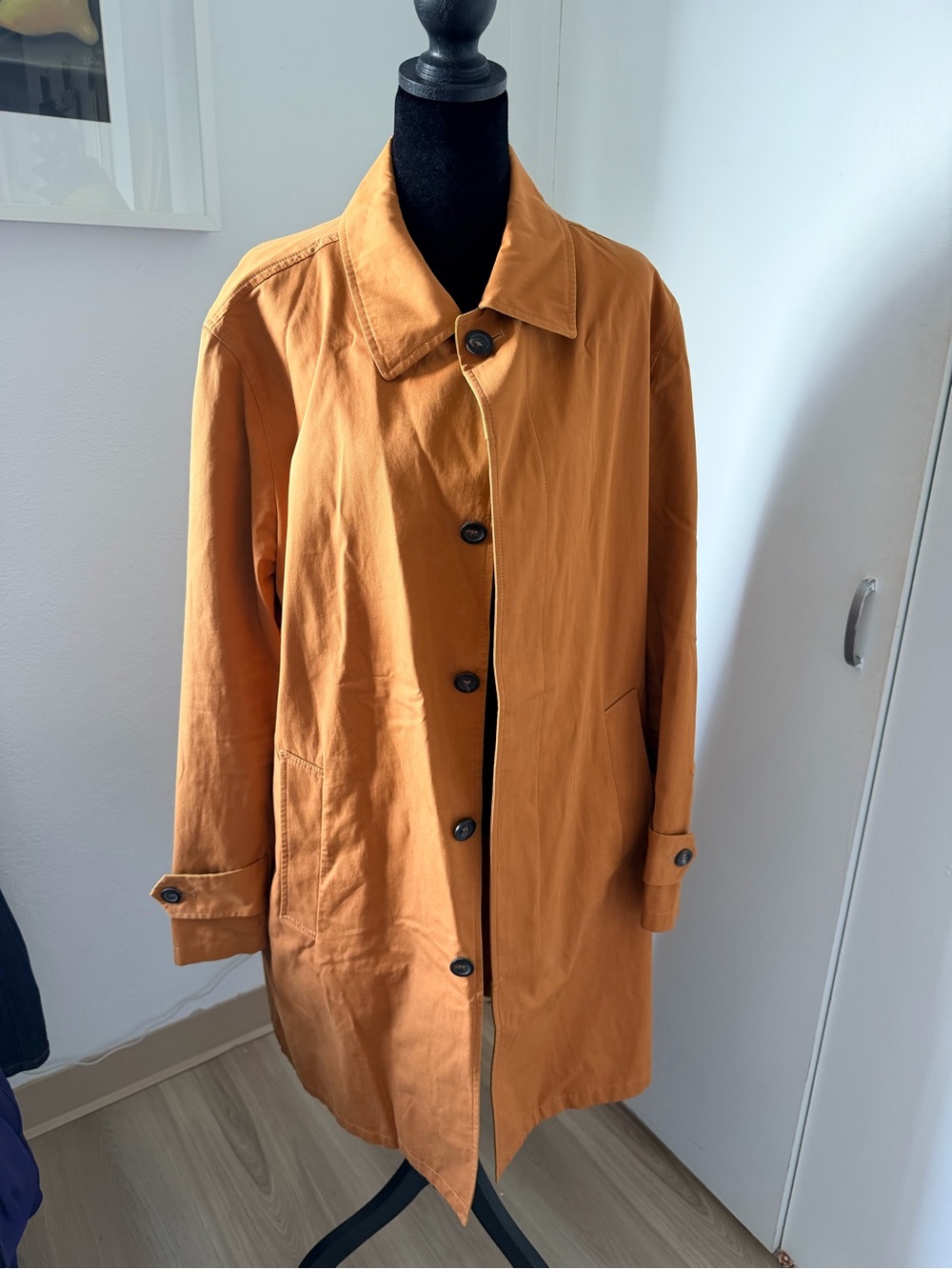 Paul Stuart Rust Raincoat